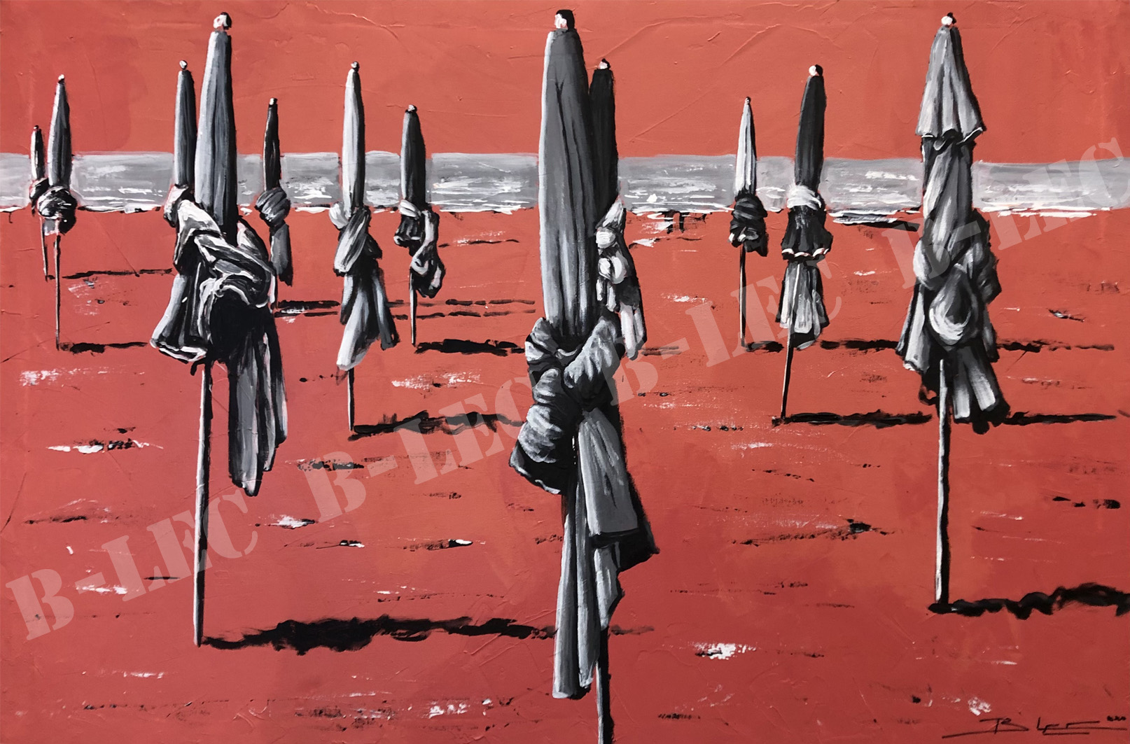 ...Parasols fond terracotta