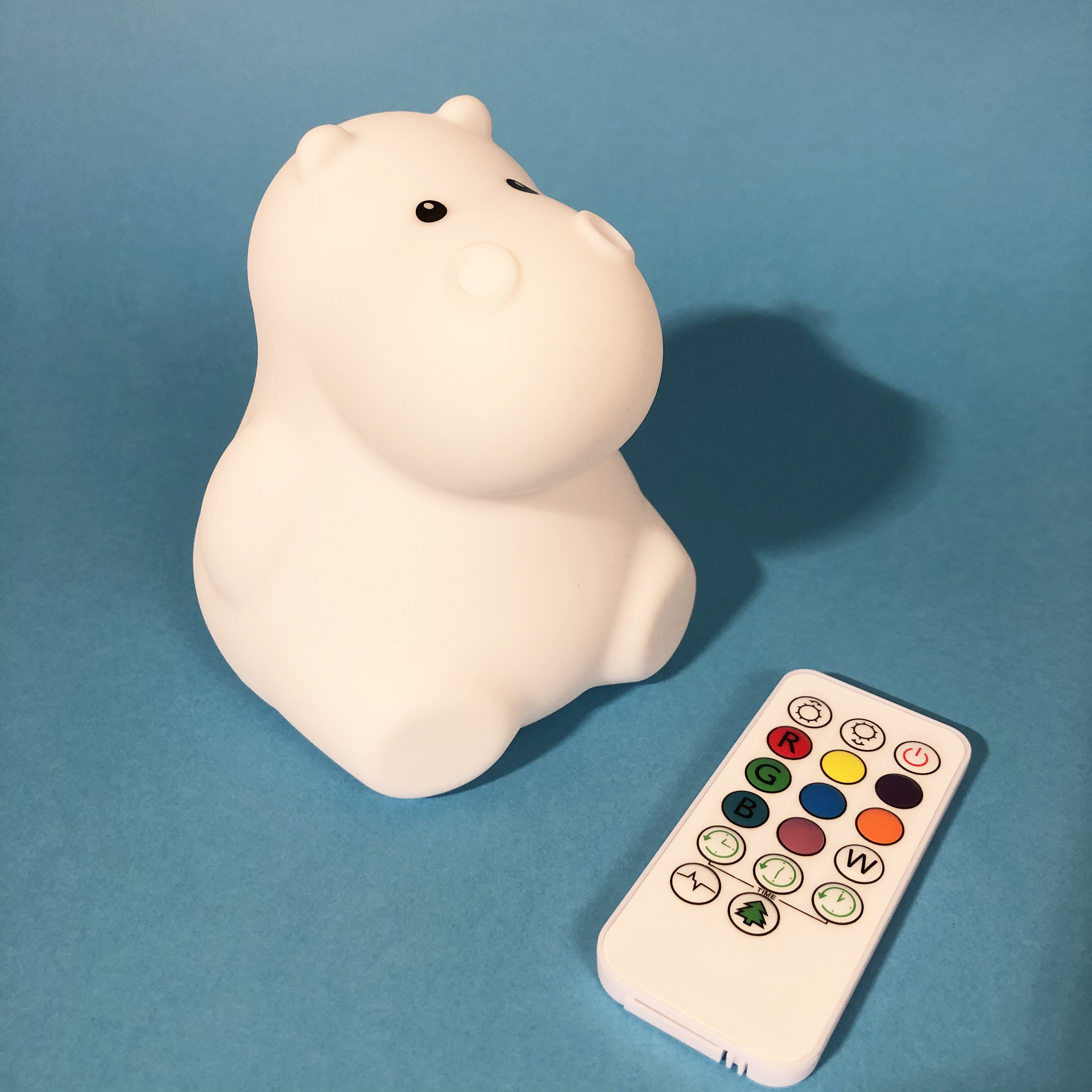 Veilleuse Hippopotame LED