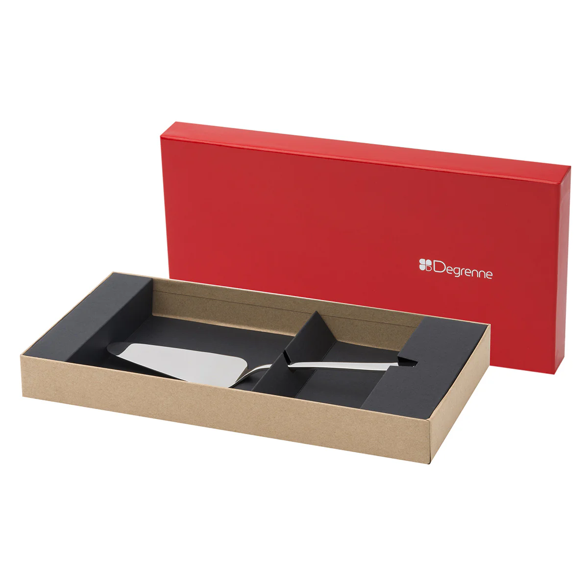 Guy Degrenne GUEST MIROIR Coffret pelle à tarte 