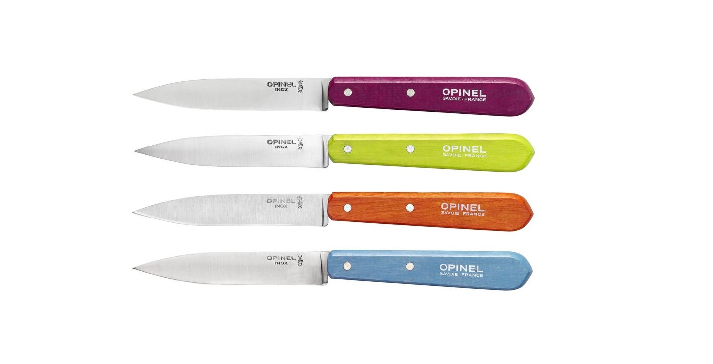 Coffret de 4 couteaux N°112 couleurs acidulées Opinel