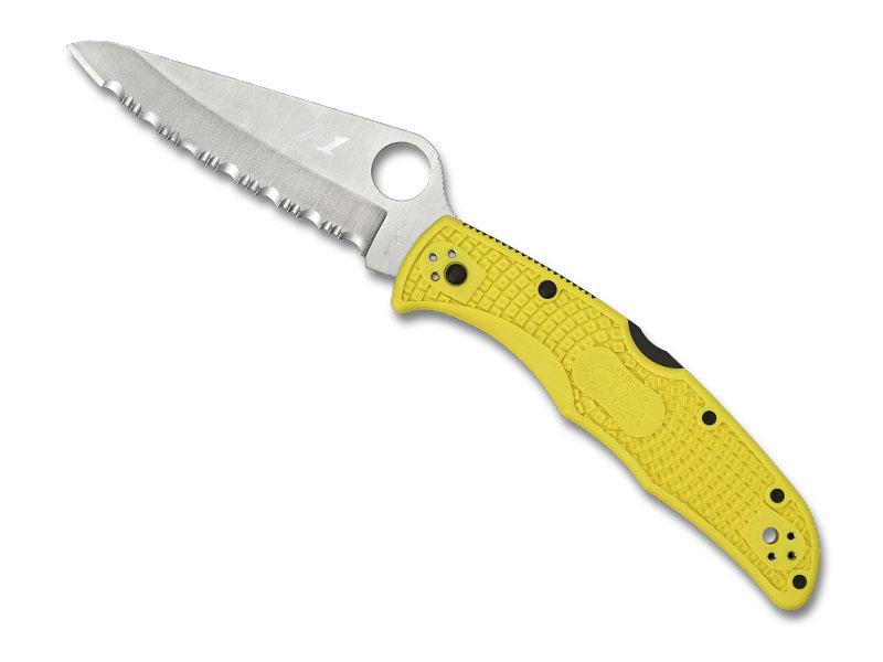 SPYDERCO PACIFIC SALT 2 JAUNE A DENTS, C91SYL2