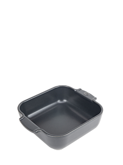 Peugeot, Appolia Plat four céramique carré ardoise 21 cm 