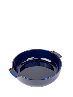 Peugeot, Appolia Plat four céramique rond bleu profond 27 cm