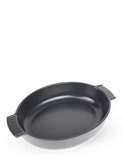 Peugeot, Appolia Plat four céramique ovale ardoise 40 cm