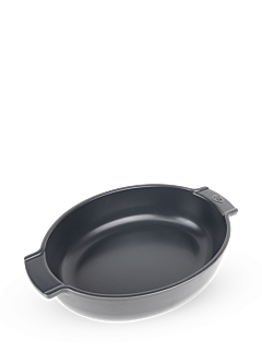 Peugeot, Appolia Plat four céramique ovale ardoise 31 cm