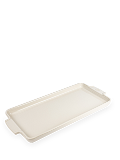 Peugeot, Appolia Plaque apéritifs et mignardises en céramique, écru, 40,2cm