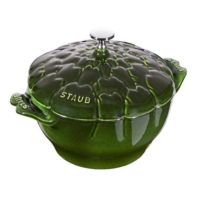 Cocotte 22 cm, Artichaut, Basilic, Fonte, Staub