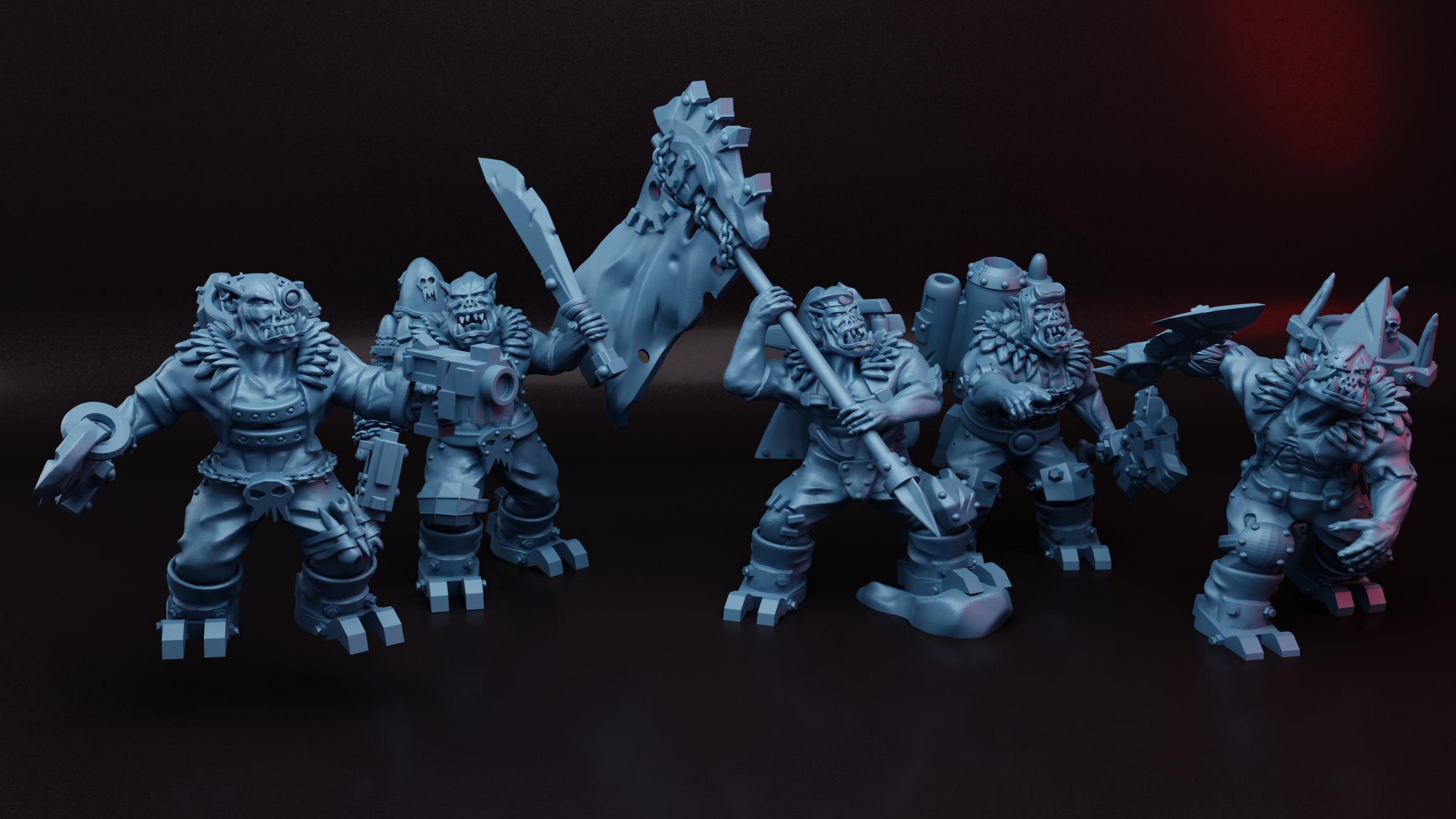 Orques avec roquette dorsale - RatmanForge